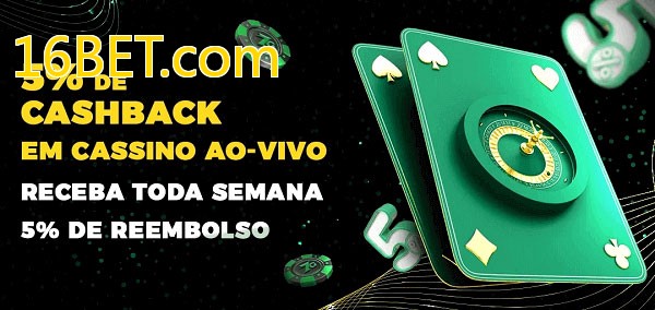 Promoções do cassino ao Vivo 16BET.com